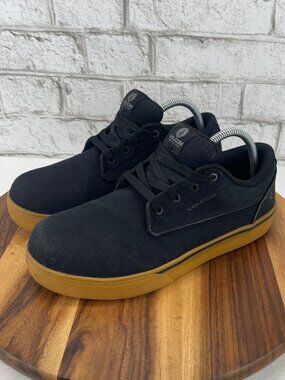Volcom True Black Gum Composite Toe Work Shoes Mens Sz. 8 W Wide VM30117